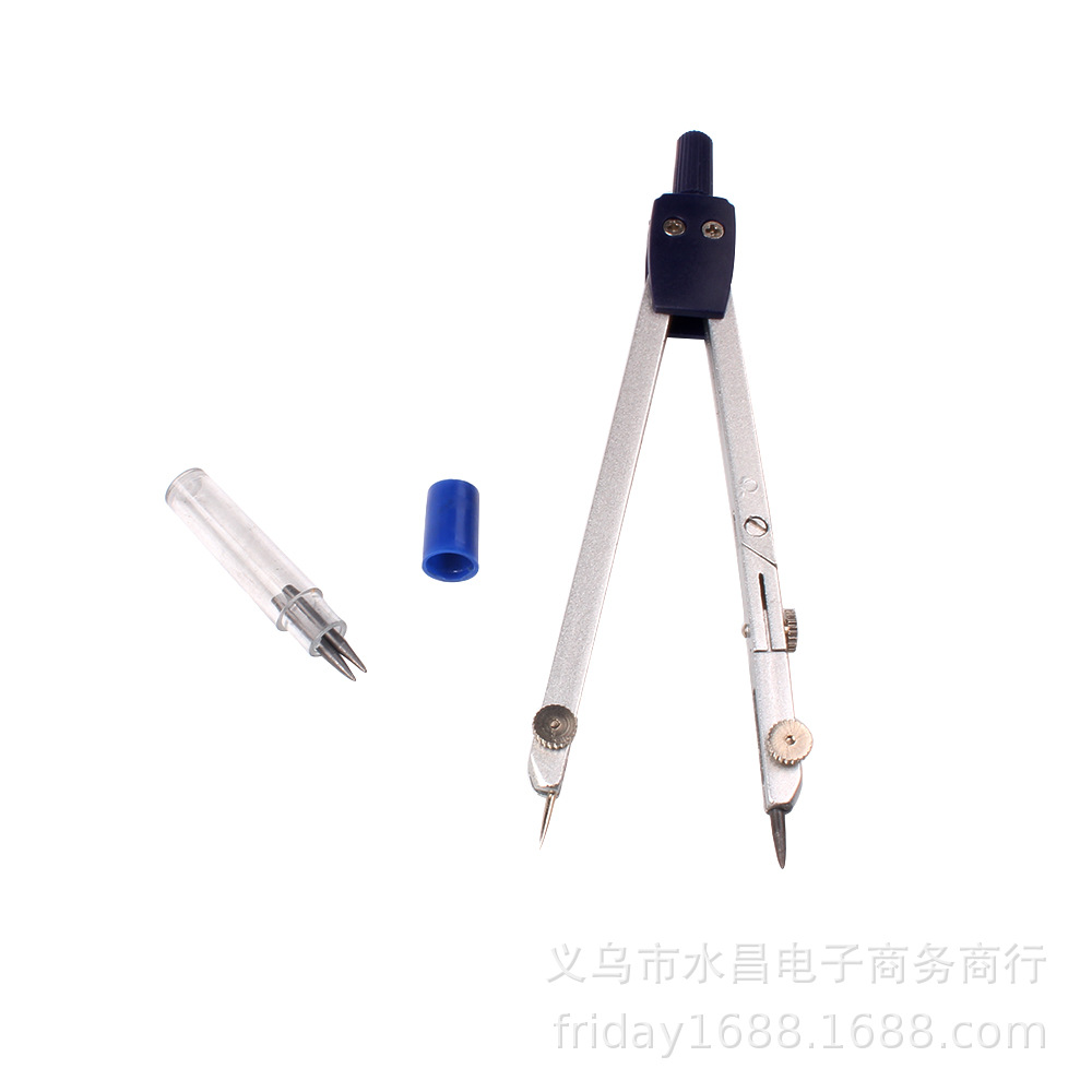 Compass Geometry Set - Alat rancangan kompas gambar logam profesional