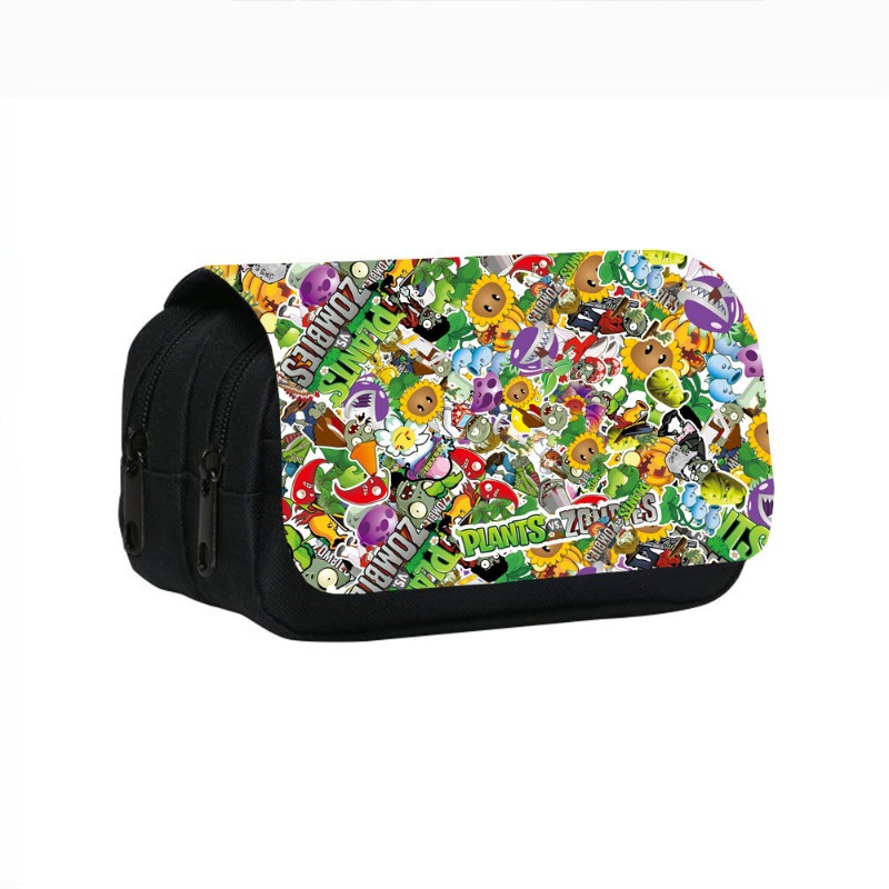 Pencil Case Large - Kotak Pensil Anime Plants Vs. Zombies,