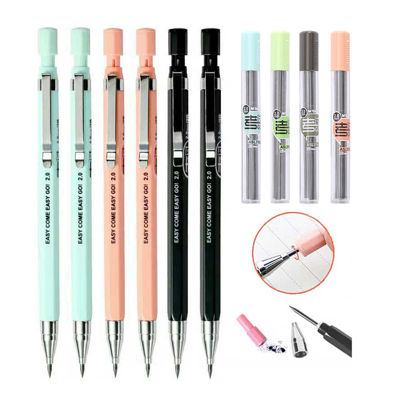 Mechanical Pencil Lead - 2.0Mm Set Pensil Mekanik Batang Pensil