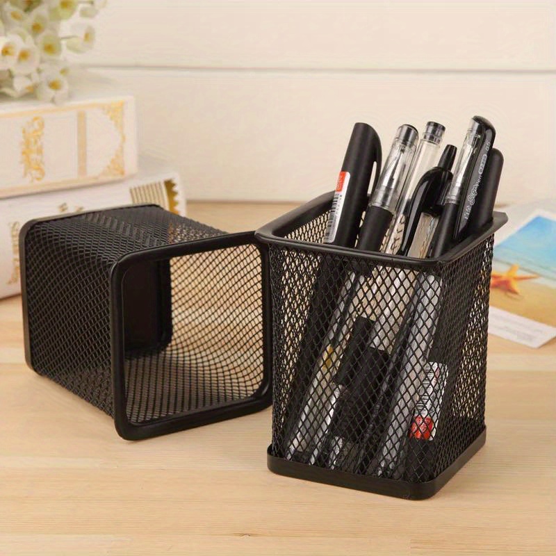 Stationery Office Supply Store - Tempat pena berbentuk kotak dengan kapasitas