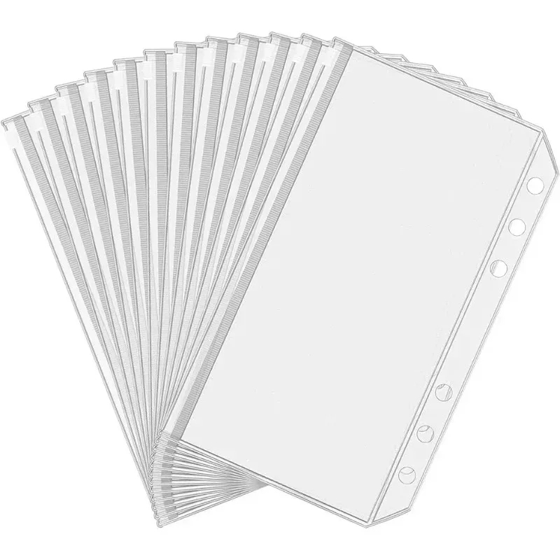 Planner Weekly Budget - 6-24 Buah Kantong Binder Ritsleting 6