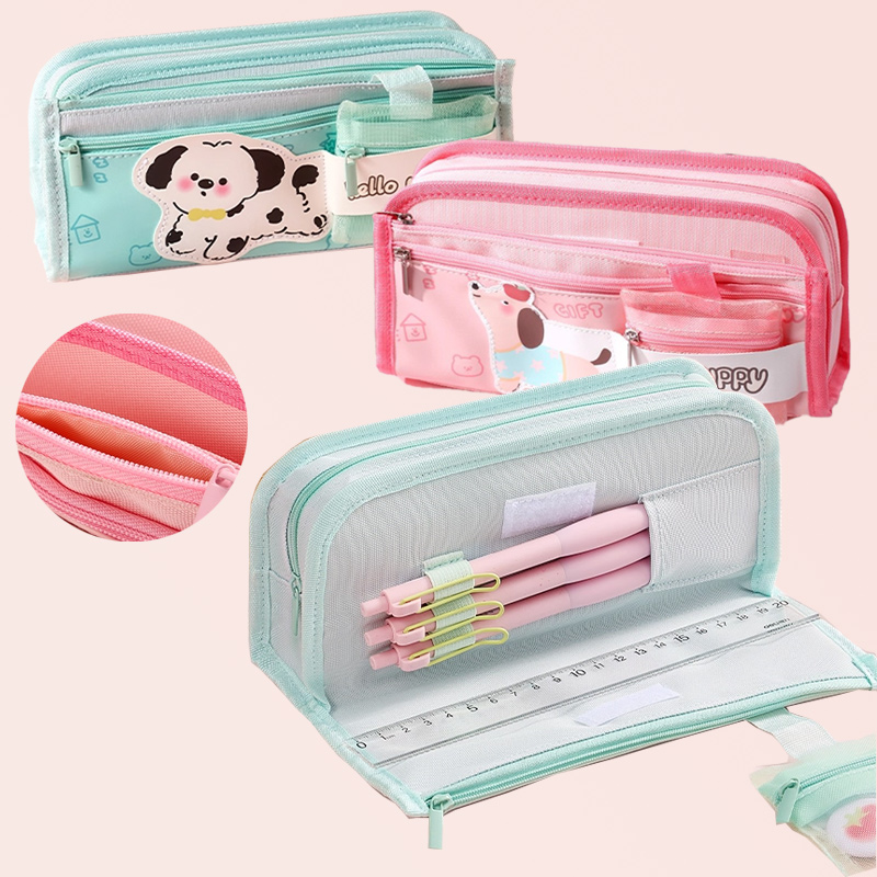 Stationery Office Supply Store - Tas Pensil Tahan Aus Mudah Dibawa