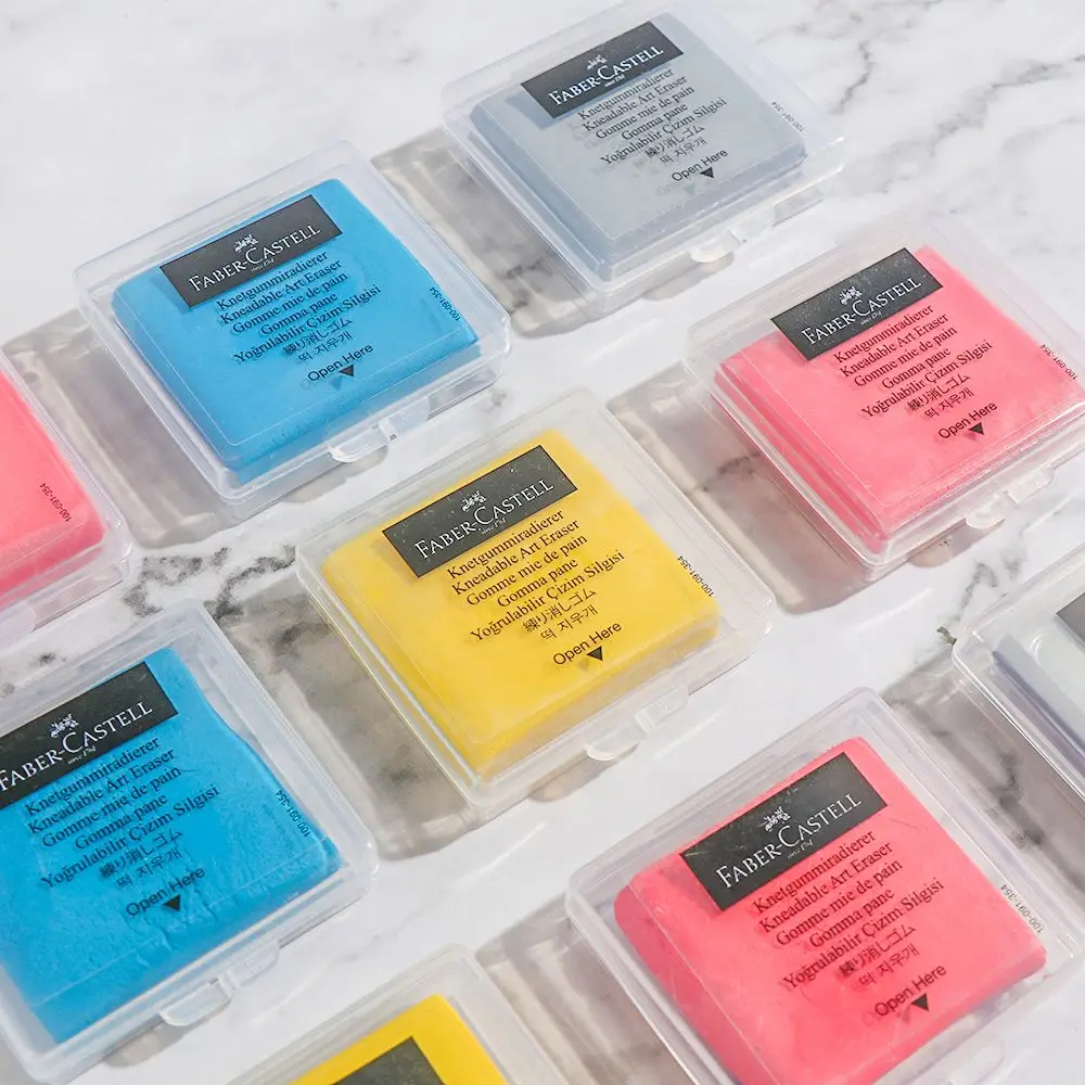 Rubber Eraser Kneaded - Penghapus Plastik Lentur Berwarna-warni, Penghapus Lunak
