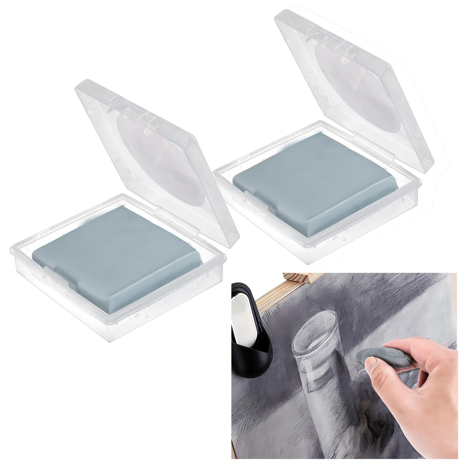 Rubber Eraser Kneaded - 2 Buah Penghapus yang Dapat Diuleni