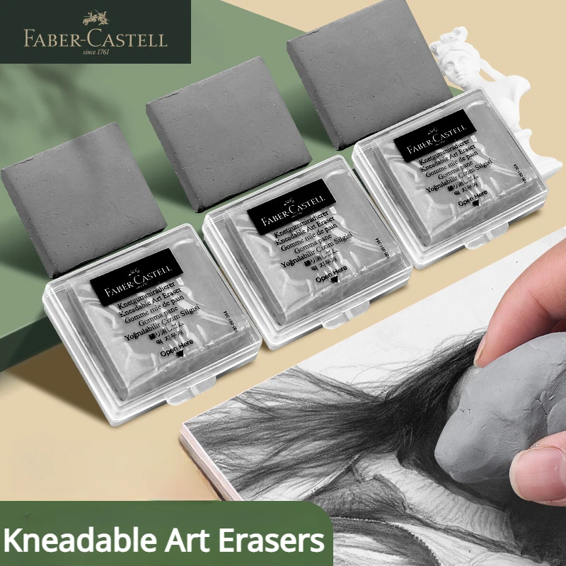 Rubber Eraser Kneaded - Faber-Castell penghapus pengadon Seni Gambar 2pcs