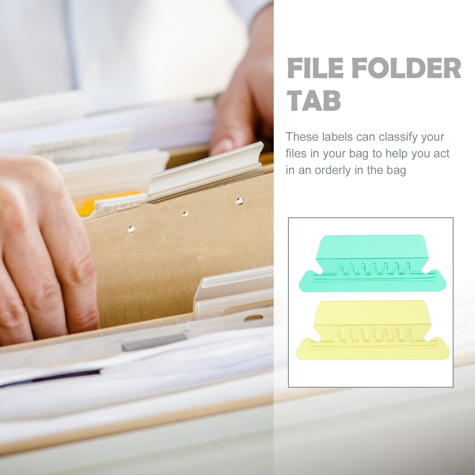 20Pcs Label Tab Folder File, S - File Folder Hanging ulasan dan harga