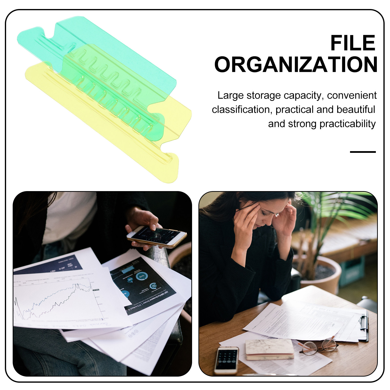 20Pcs Label Tab Folder File, S - File Folder Hanging ulasan dan harga