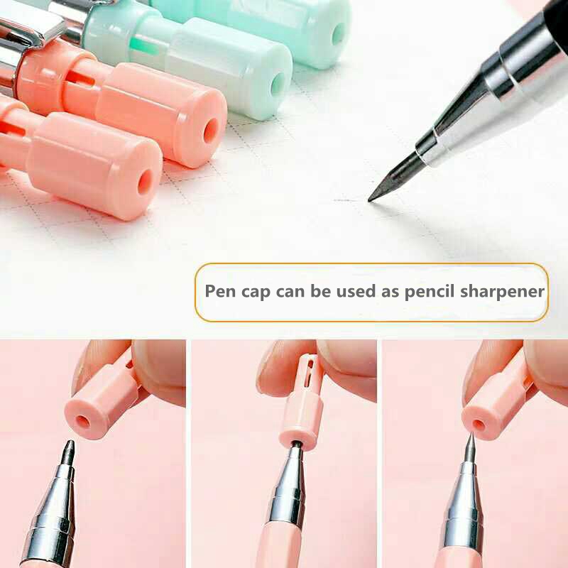 2.0Mm Set Pensil Mekanik Batan - Mechanical Pencil Lead ulasan dan harga
