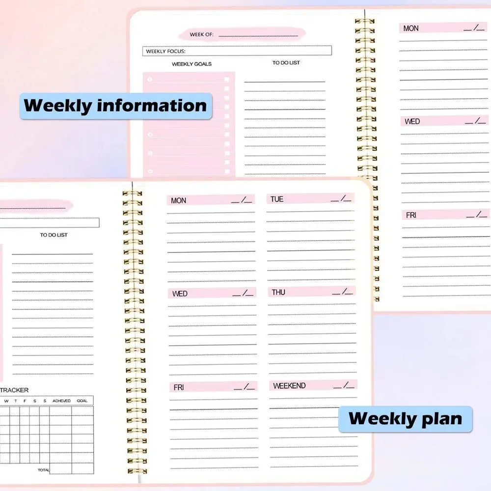 A5 Perencana Mingguan Spiral P - Planner Weekly Budget ulasan dan harga