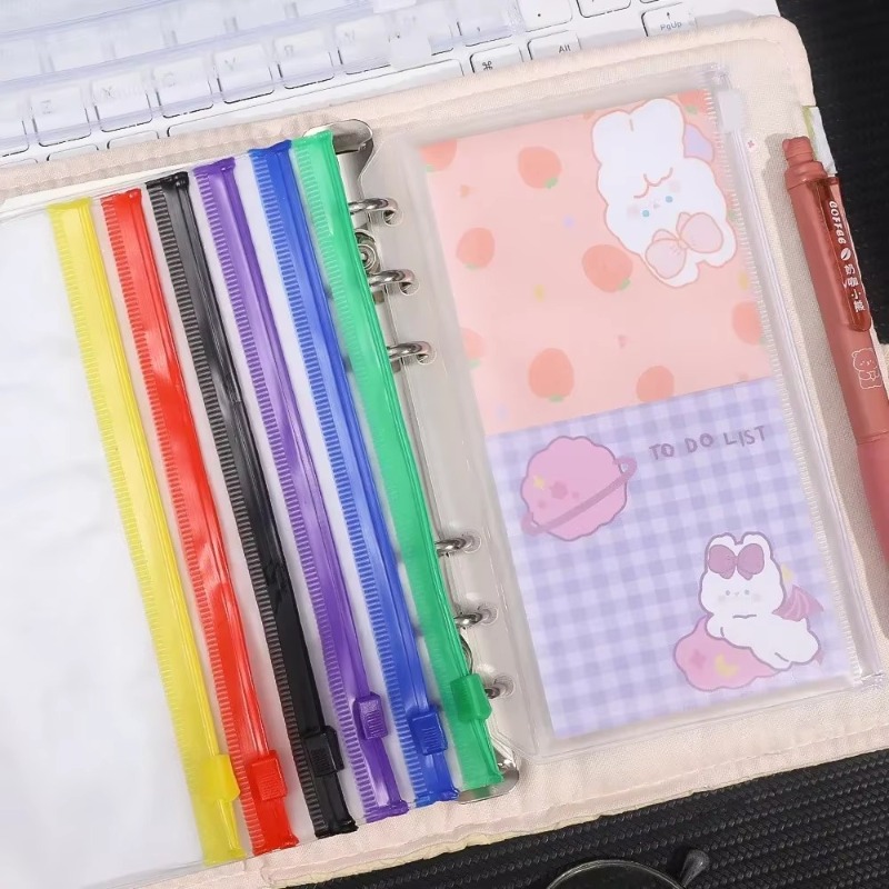 2-12 Buah Kantong Binder A6 6  - Planner Weekly Budget ulasan dan harga