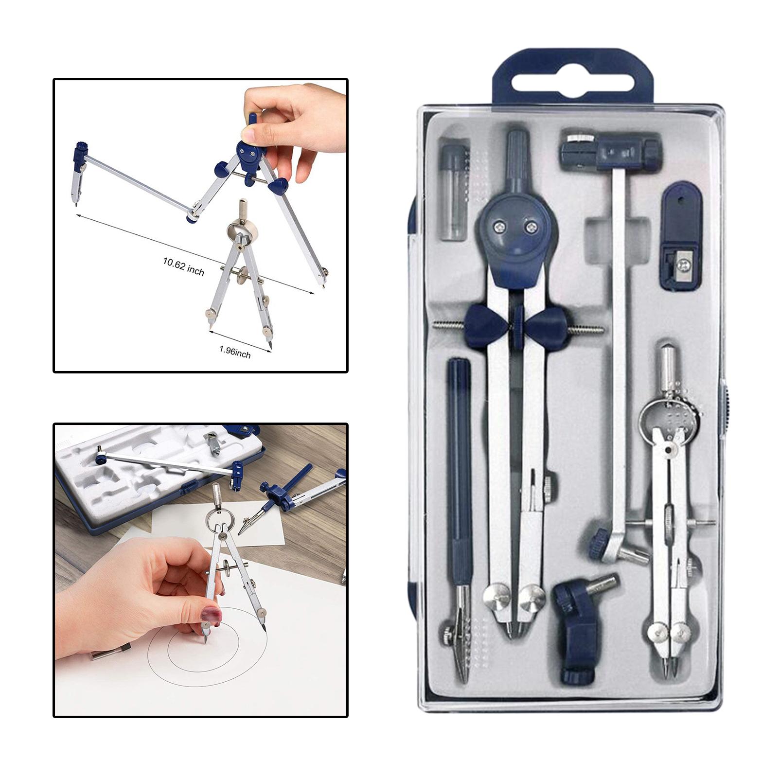 Set geometris 7 buah, alat pre - Compass Geometry Set ulasan dan harga