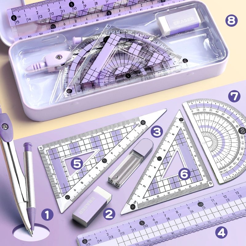 Set Kompas dan Penggaris Profe - Compass Geometry Set ulasan dan harga