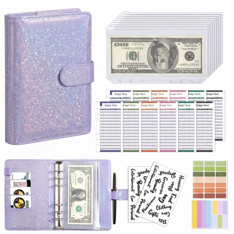 A6 Binder Kulit PU Murah denga - Planner Weekly Budget ulasan dan harga