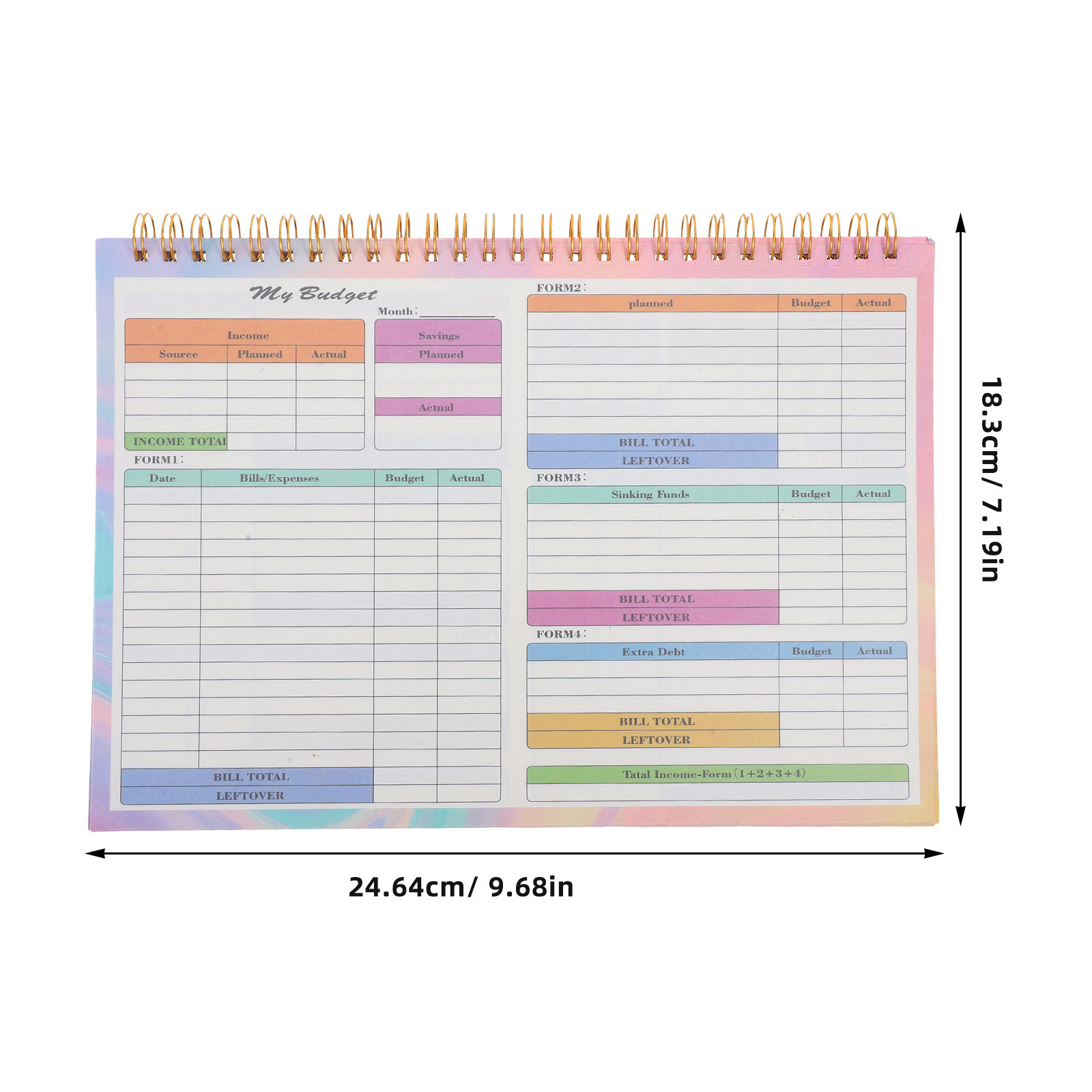 Buku Catatan Keuangan Harian M - Planner Weekly Budget ulasan dan harga