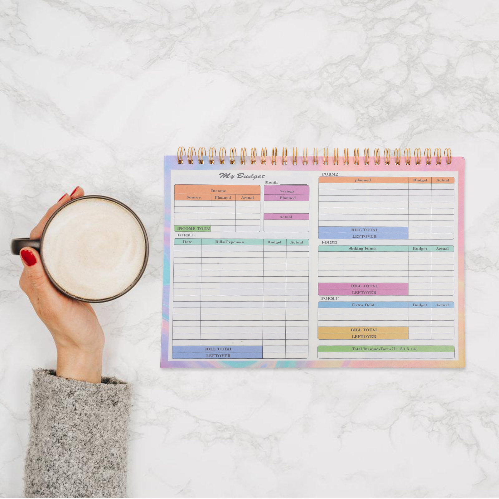 Buku Catatan Keuangan Harian M - Planner Weekly Budget ulasan dan harga