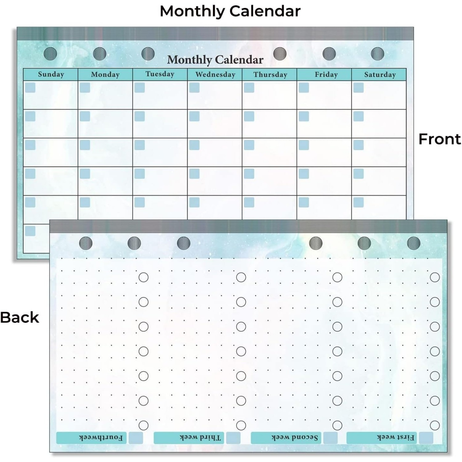 Set isi ulang binder A6 6 luba - Planner Weekly Budget ulasan dan harga