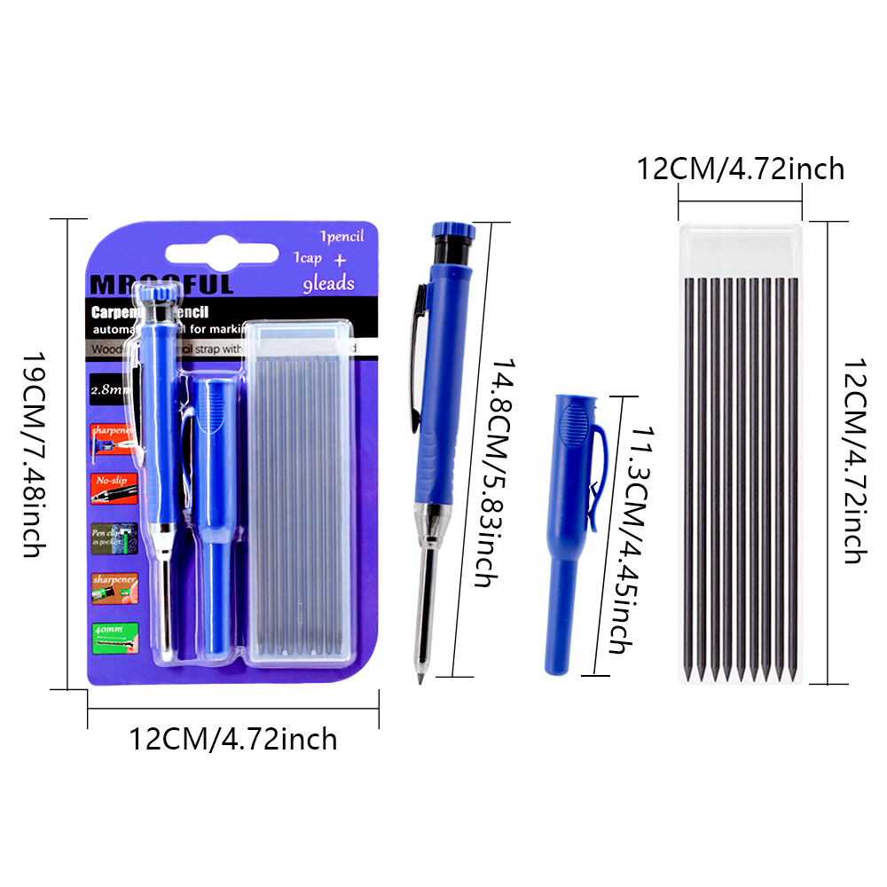 Set Kartu Pensil Pertukangan K - Mechanical Pencil Lead ulasan dan harga