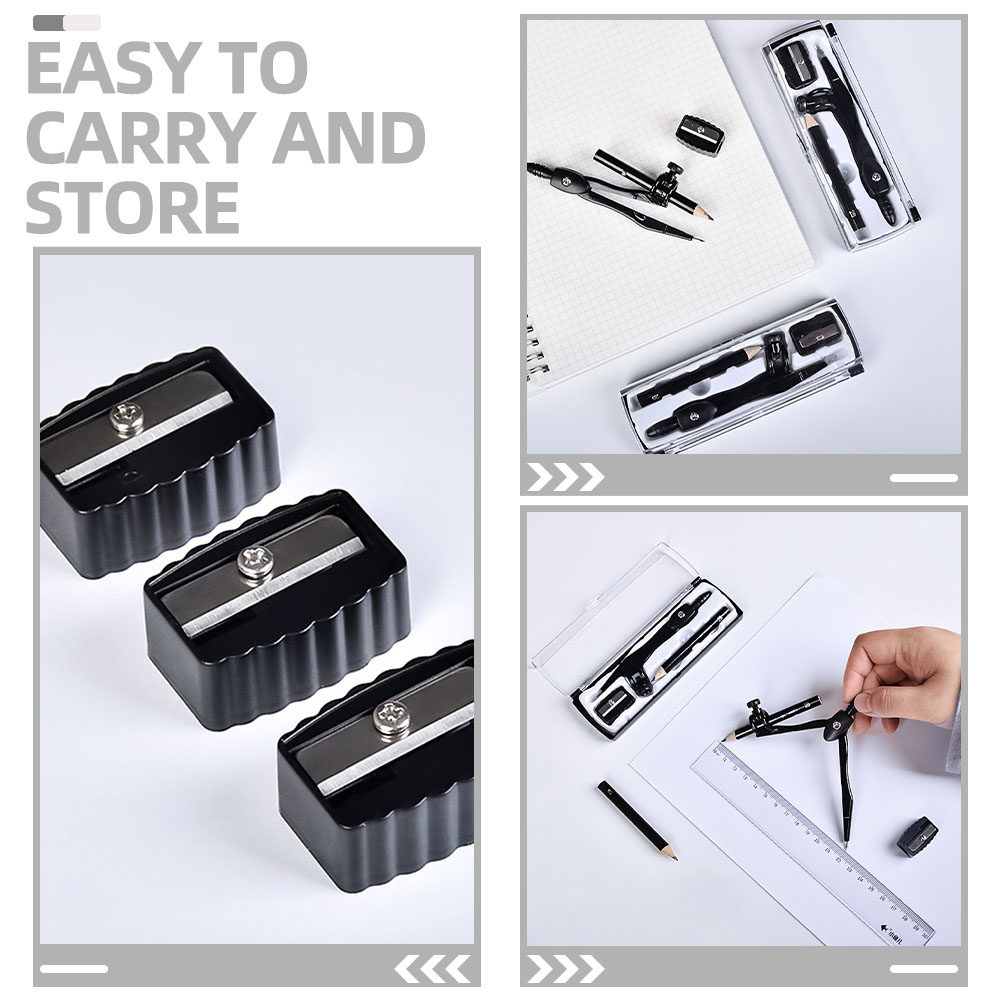 1Set Alat Gambar Kompas Presis - Compass Geometry Set ulasan dan harga