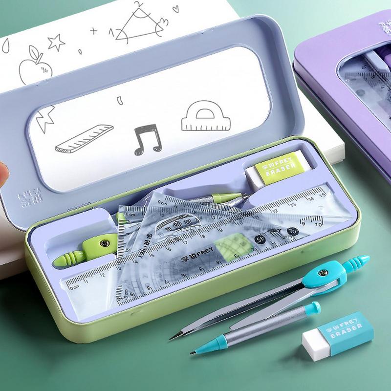 Busur derajat dan kompas Set K - Compass Geometry Set ulasan dan harga
