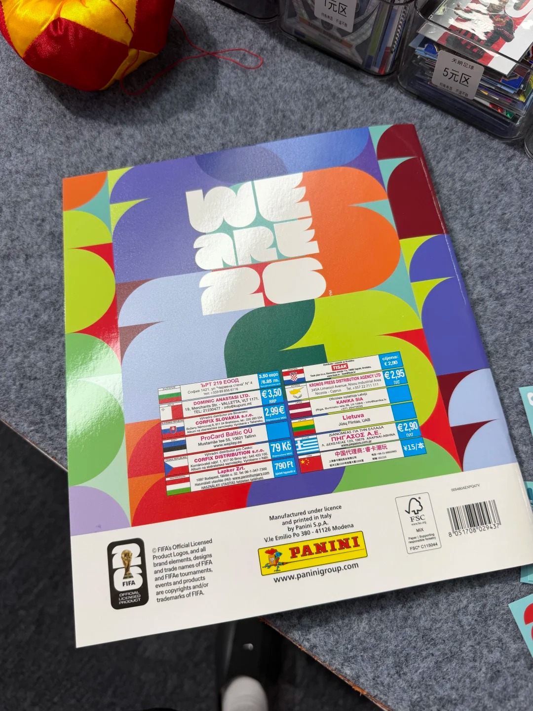 Tersedia Stiker Panini Piala D - Cardstock Paper Pack ulasan dan harga