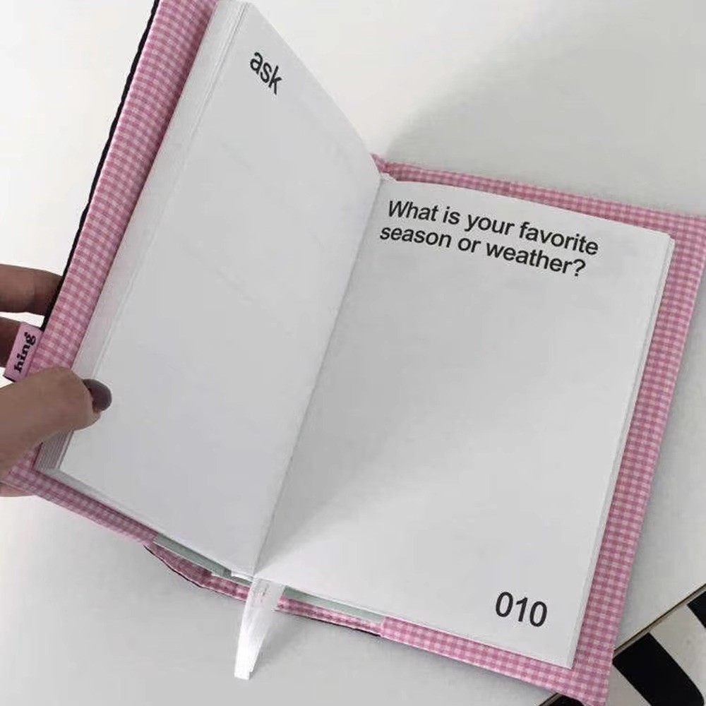 Sampul Buku A5 Katun Berlapis  - Notebook Dotted A5 ulasan dan harga