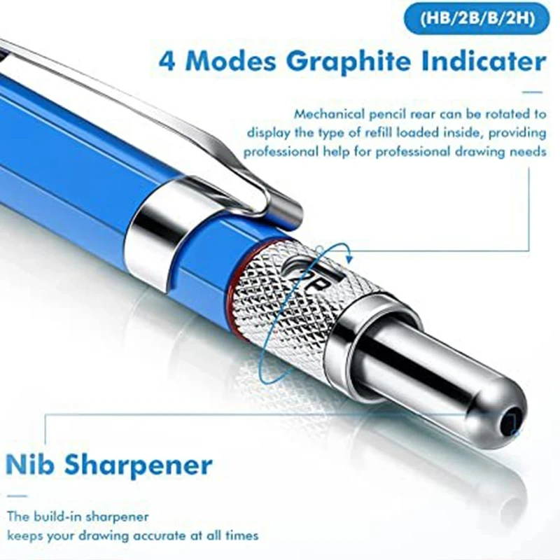 Pensil mekanis 2.0mm Set 2B bi - Mechanical Pencil Lead ulasan dan harga