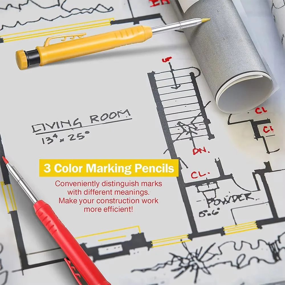 Set Pensil Tukang Kayu Padat A - Mechanical Pencil Lead ulasan dan harga