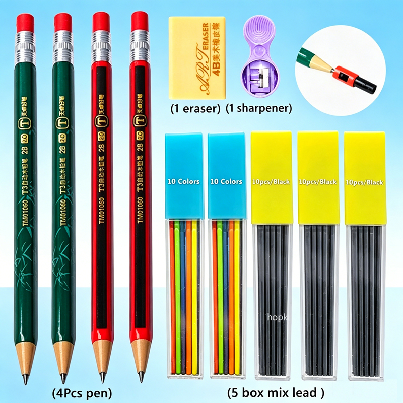 1-42 Buah Set Pensil Mekanik 2 - Mechanical Pencil Lead ulasan dan harga