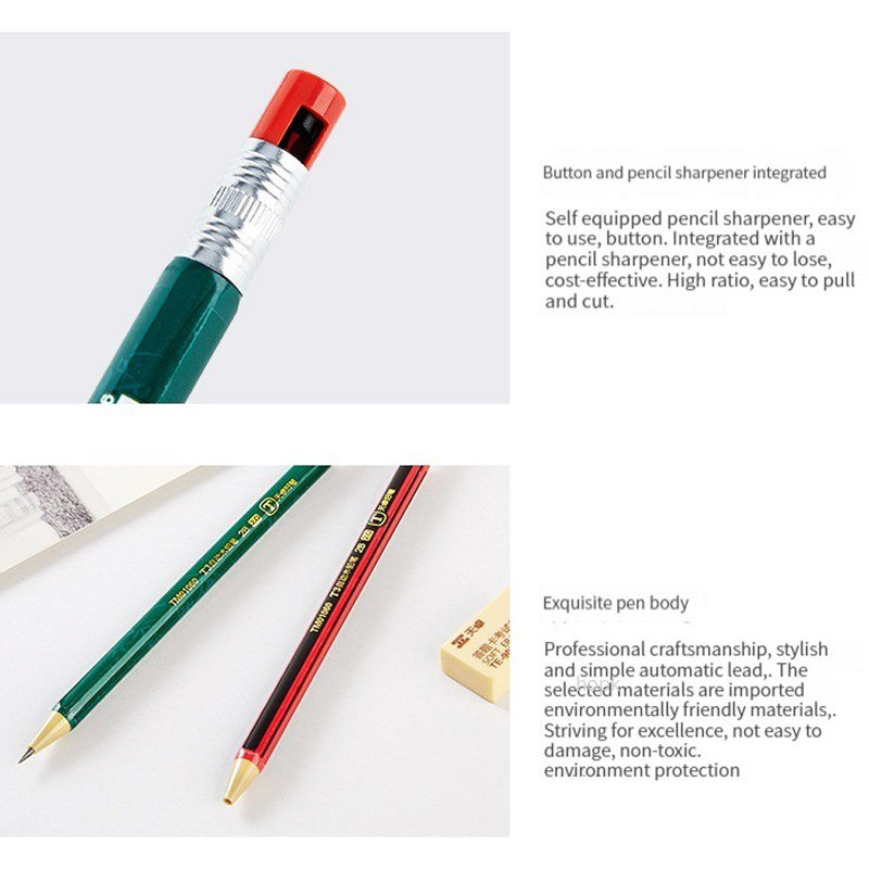 1-42 Buah Set Pensil Mekanik 2 - Mechanical Pencil Lead ulasan dan harga