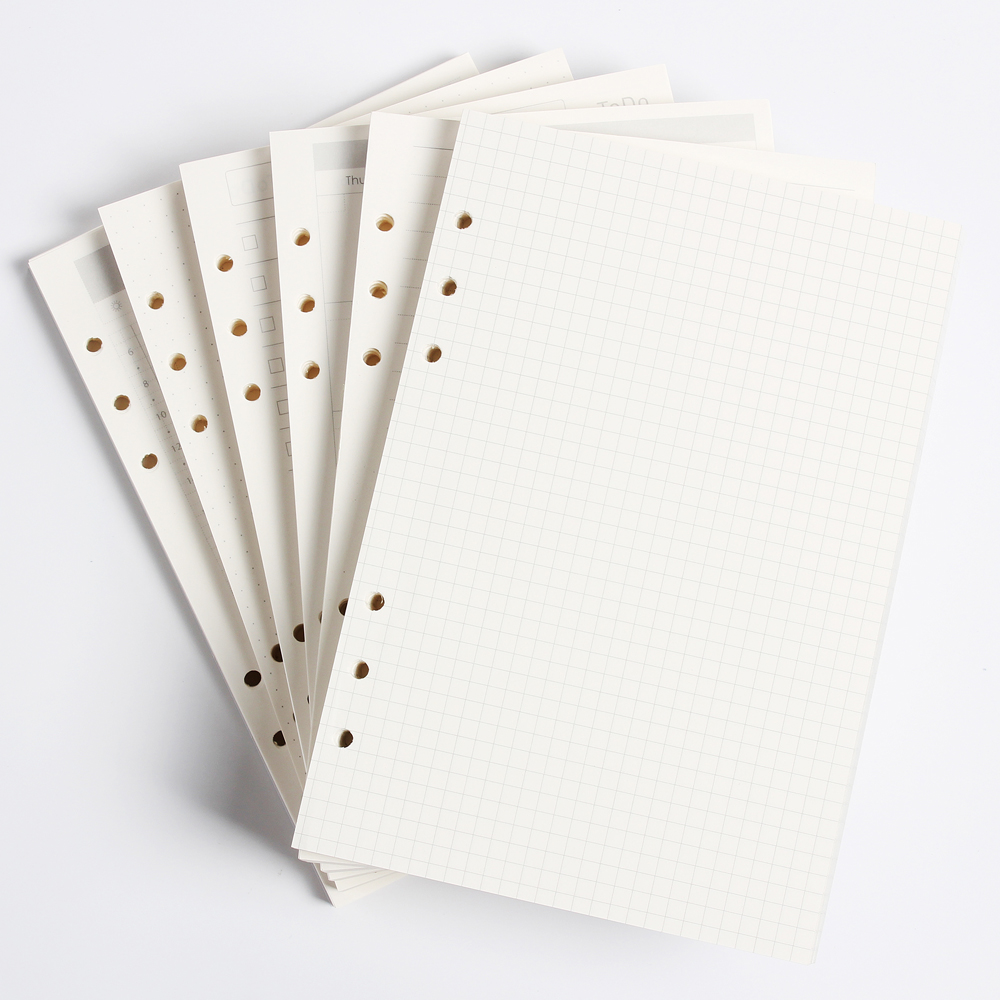 Classic 6 Lubang Binder Notebo - Notebook Dotted A5 ulasan dan harga