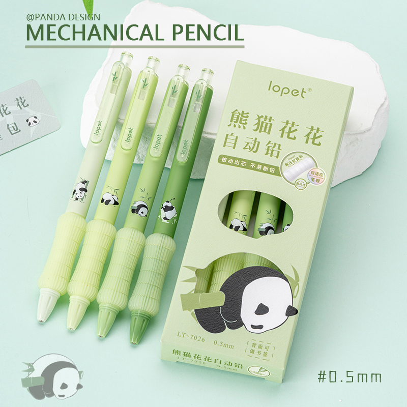 Pensil otomatis Panda Kawaii 4 - Mechanical Pencil Lead ulasan dan harga