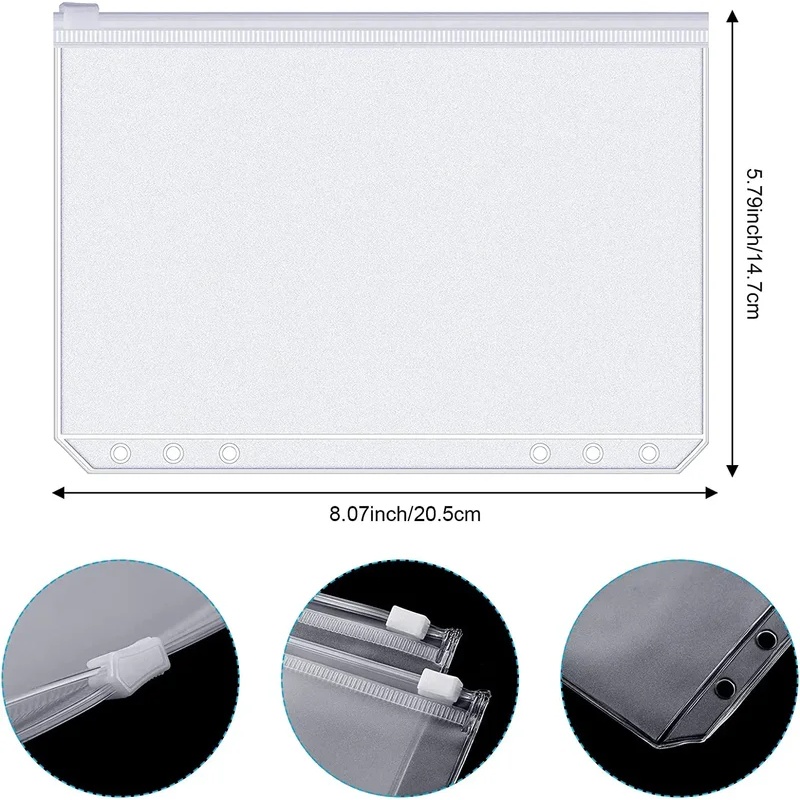 6-30 Buah Kantong Binder A6 6  - Planner Weekly Budget ulasan dan harga