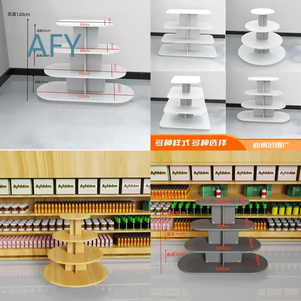 Lemari Kayu Bulat untuk Superm - Stationery Office Supply Store ulasan dan harga