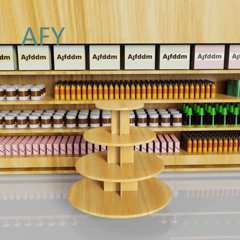 Lemari Kayu Bulat untuk Superm - Stationery Office Supply Store ulasan dan harga